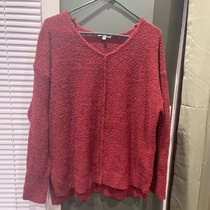 White Birch Sherpa Fleece Sweater